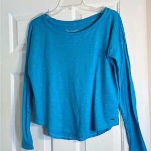 Aeropostale Blue/Teal Long Sleeve Top